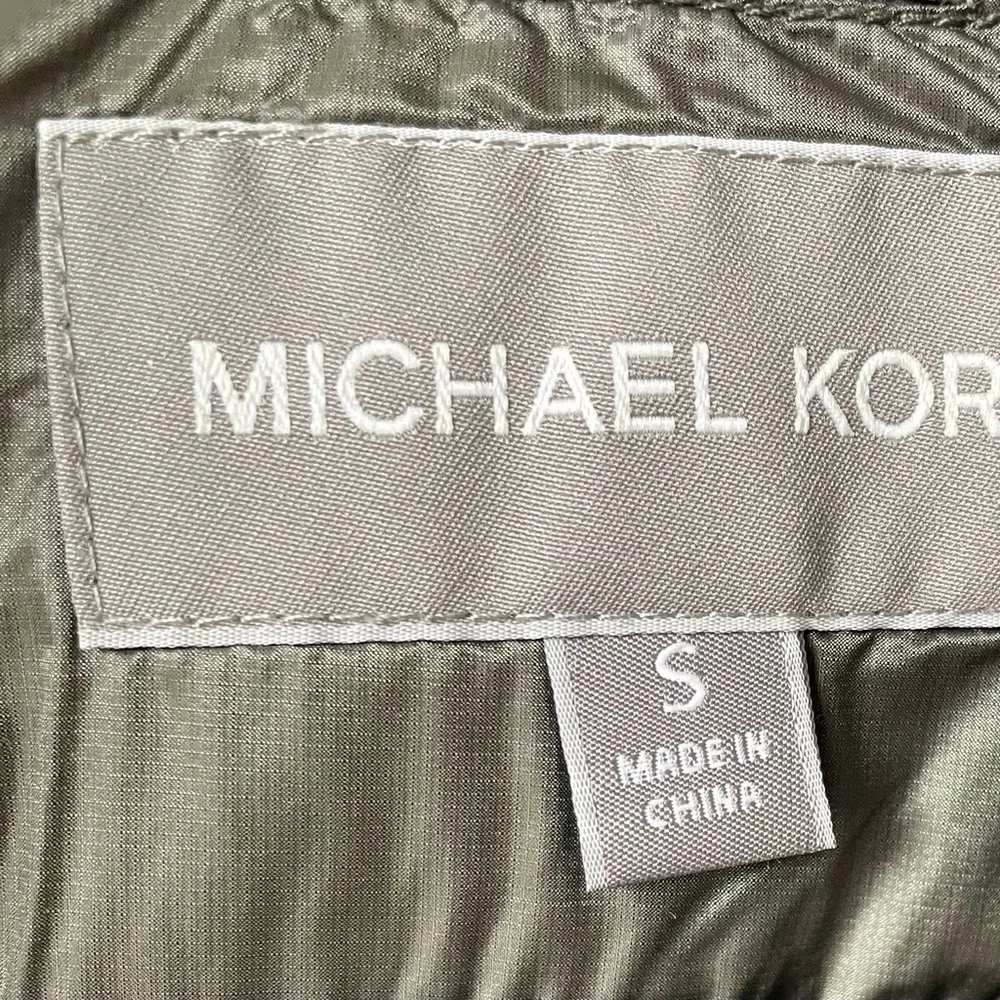 Michael Kors gray and black winter jacket.